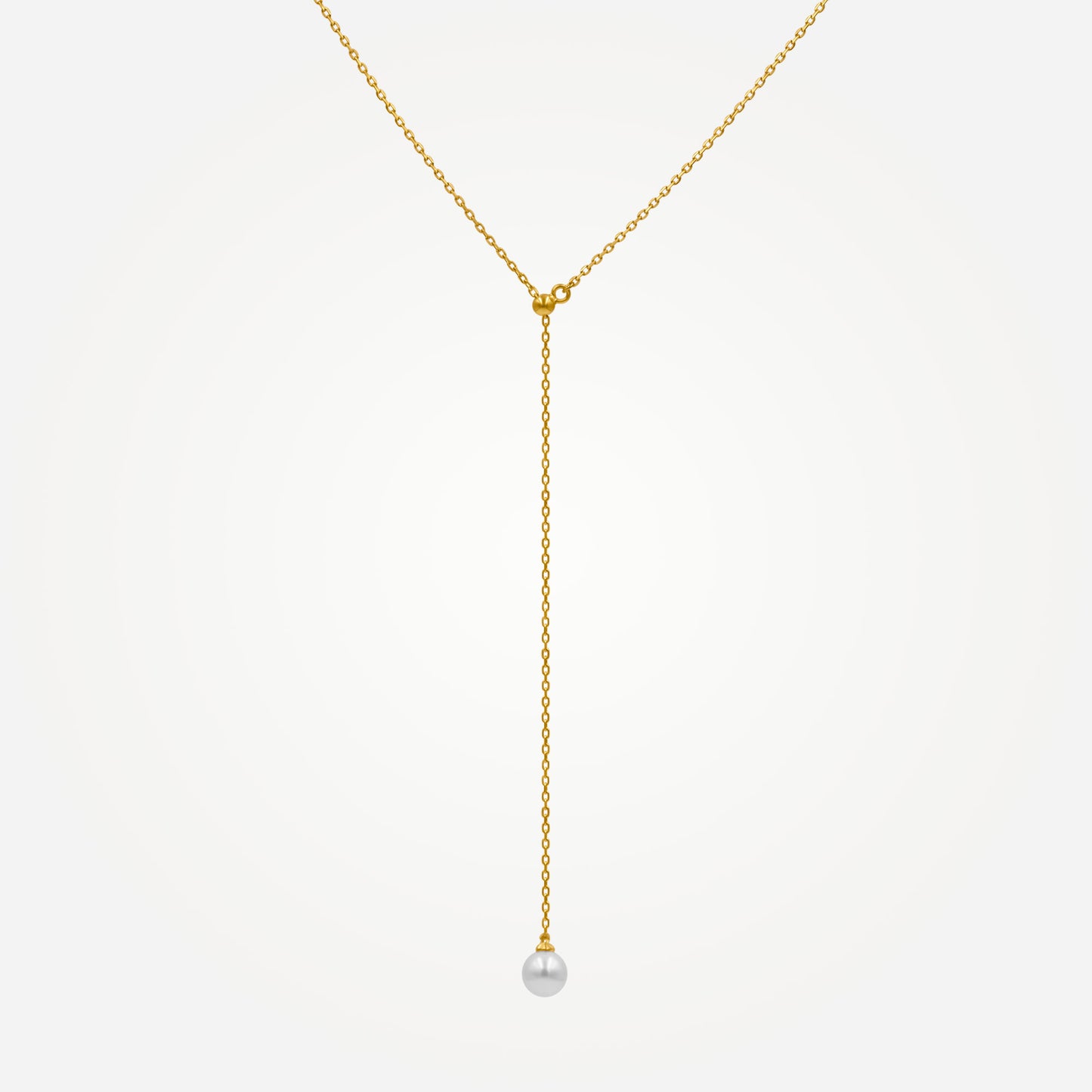 Karrier YARLA Pearl Lariat Necklace Media 1 of 3