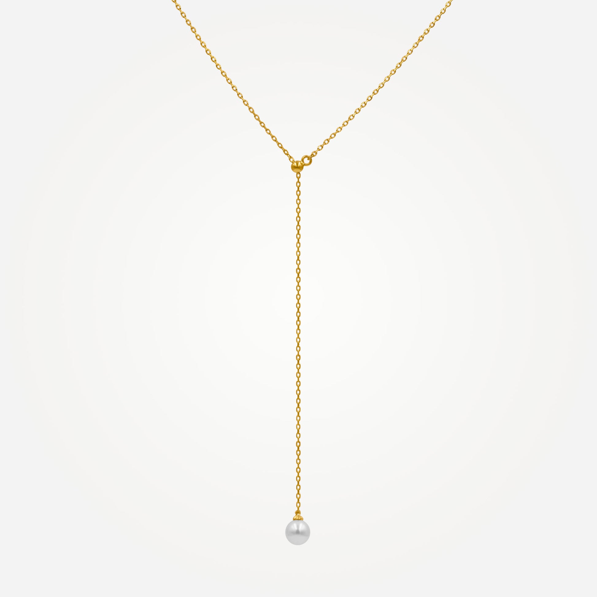 Karrier YARLA Pearl Lariat Necklace Media 1 of 3